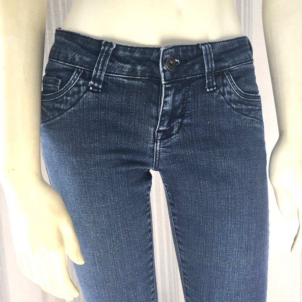 dELiA*s Y2K Morgan straight dark wash denim jean Elena Gilbert Bella Swan school